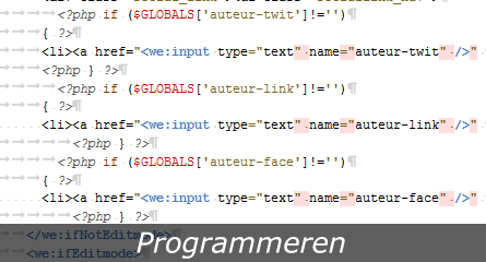 afbeelding html en php code
